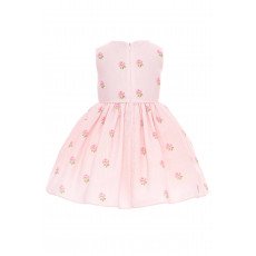 فستان بناتي - وردي - مطرز بالورود مع جاكيت 36385