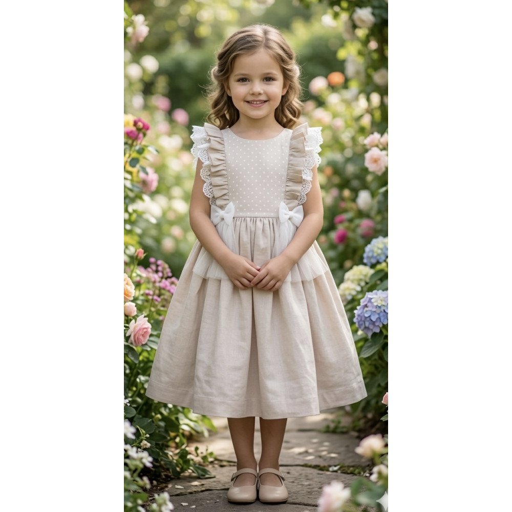 فستان وردي باهت للبنات الكبار 26025 فستان وردي باهت للبنات الكبار 26025