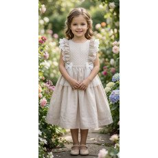 فستان ناعم بدانتيل للبنات الكبار 26025