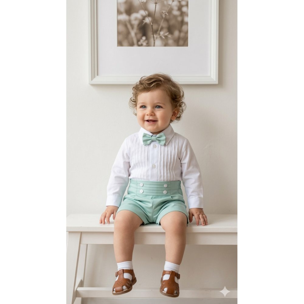 طقم ولادي أخضر كلاسيكي 26026 طقم ولادي أخضر كلاسيكي 26026