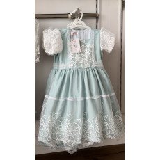 فستان - أخضر - دانتيل للعيد 26032