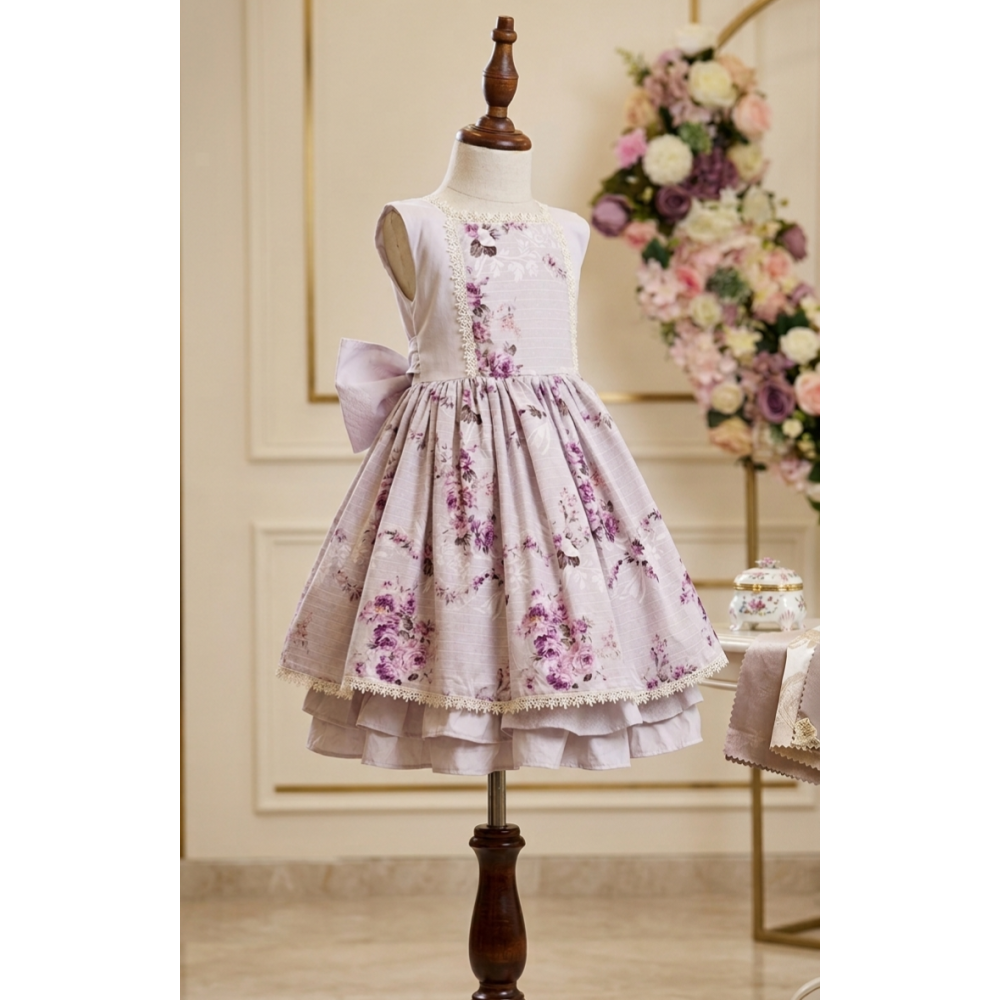 فستان ريفي  بدون اكمام  240405 