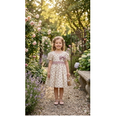 فستان ناعم مورد مع حزام تول 202639