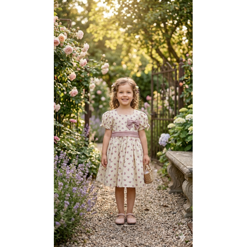 فستان ناعم مورد مع حزام تول 202639