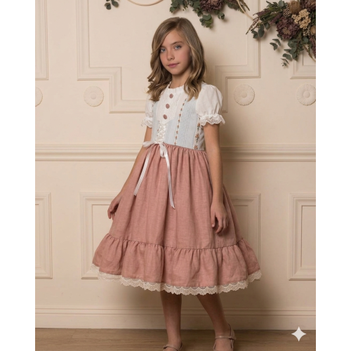 فستان ريفي أناقة كلاسيكية بلمسات الفيكتوريا 202645