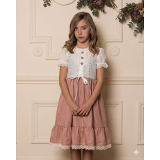 فستان ريفي أناقة كلاسيكية بلمسات الفيكتوريا 202645