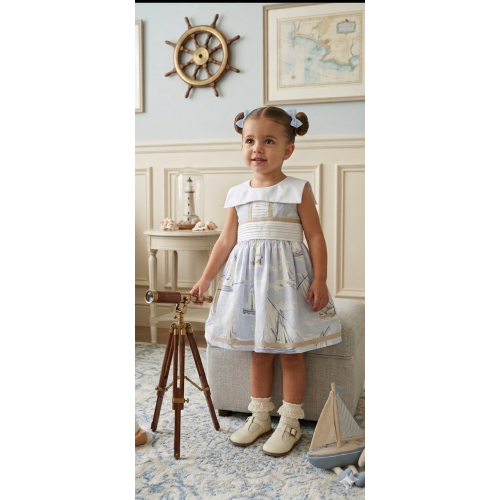 فستان أميرة المرفأ - تشكيلة الرحالة الصغيرة 202647