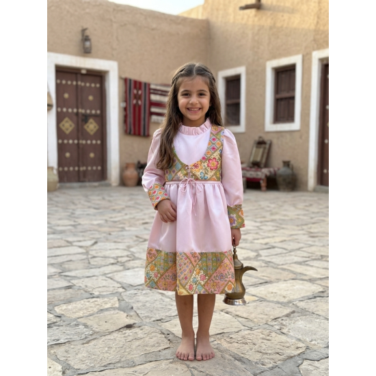 240303 فستان شعبي من قطعتين