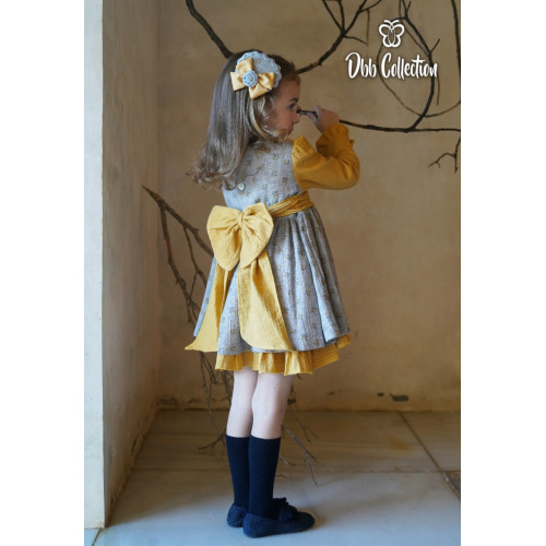  16902 فستان اسباني  خريفي 