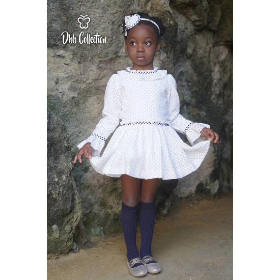 17503فستان اسباني منقط 17503فستان اسباني منقط