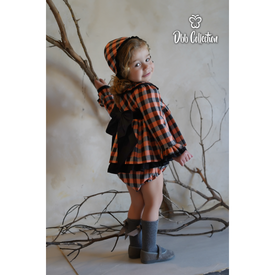 16801 طقم بناتي فستان وقبعه وكلوت 16801 طقم بناتي فستان وقبعه وكلوت