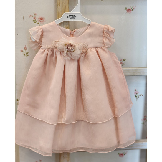 فستان اسباني شيفون بصلي 23122 فستان اسباني شيفون بصلي 23122