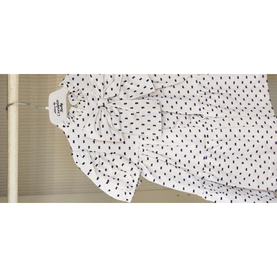 فستان اسباني منقط مع فيونكة    23108