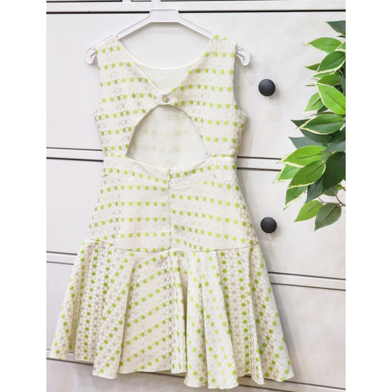 فستان اسباني بفتحة ظهر 23072 فستان اسباني بفتحة ظهر 23072