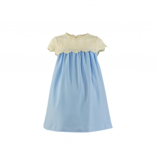 350324V فستان اسباني سماوي 