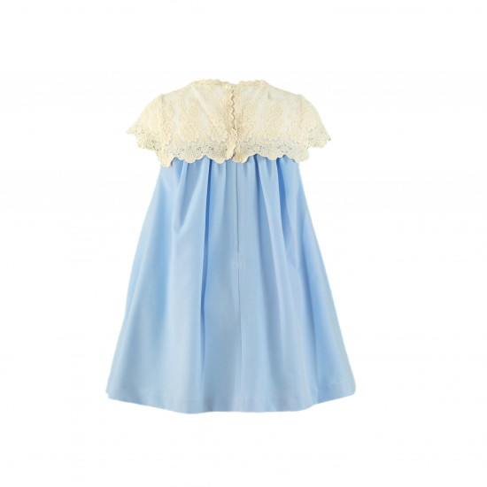 350324V فستان اسباني سماوي 