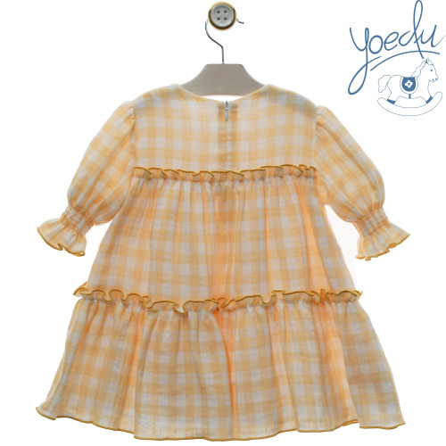 0501 فستان اسباني اصفر 