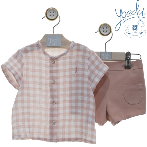 0263 طقم ولادي قميص وشورت