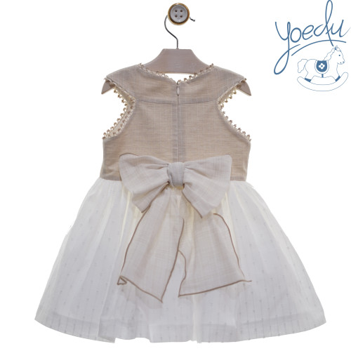 0506 فستان اسباني بفيونكة بالصدر 