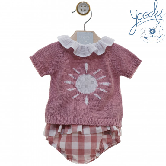 1203 طقم قميص و سويتر وشورت