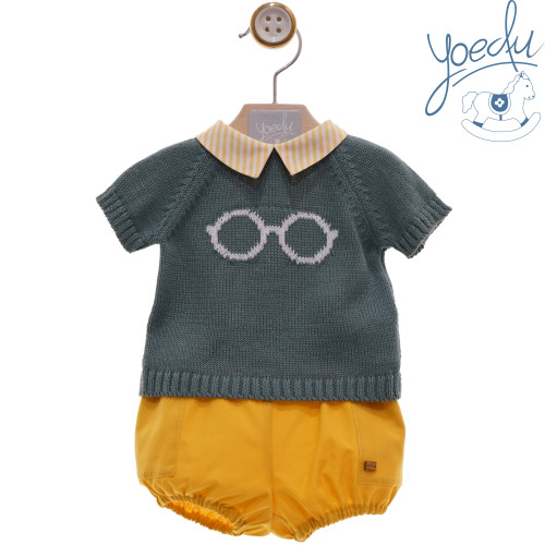 1205 طقم قميص و سويتر وشورت