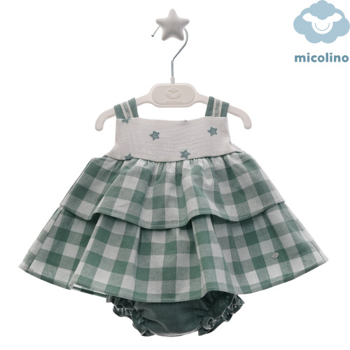 0181 طقم اسباني فستان وكلوت  