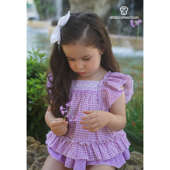 17711 طقم اسباني فستان وكلوت