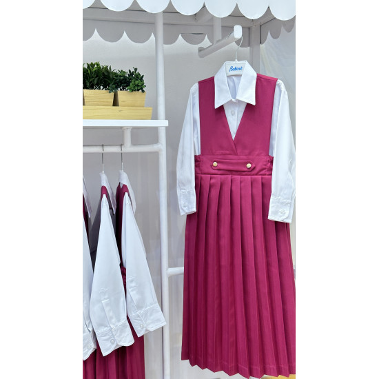 مريول مدرسي منفصل فوشي 14469 مريول مدرسي منفصل فوشي 14469