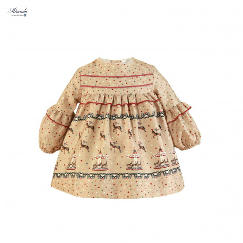 فستان اسباني طباعة احصنة360159V فستان اسباني طباعة احصنة360159V