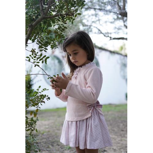 فستان اسباني وردي 20603 فستان اسباني وردي 20603