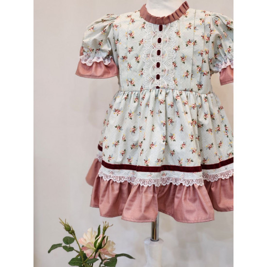 240192 فستان ربيعي مورد 