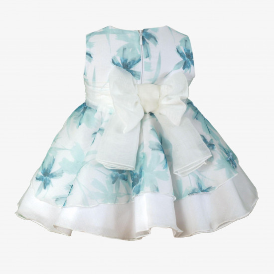 370148V  فستان مناسبات مزين بوردة