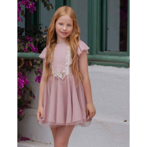 370326V فستان اسباني ناعم للسن المحير