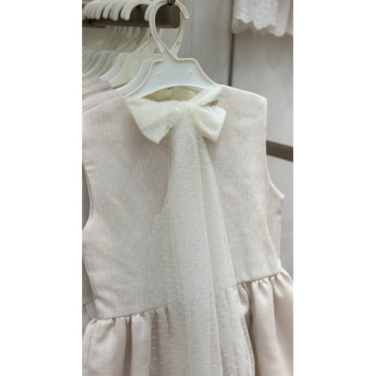 240203 فستان وردي تول مع دانتيل 240203 فستان وردي تول مع دانتيل