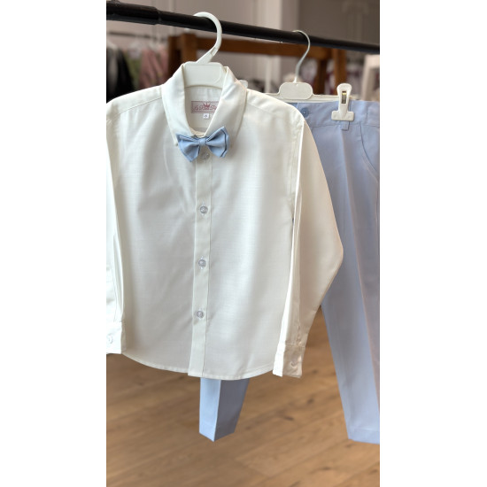 بدلة ولادي بنطلون وسديري سماوي من 4 قطع240394 بدلة ولادي بنطلون وسديري سماوي من 4 قطع240394