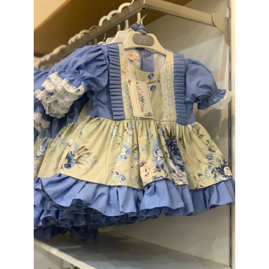 فستان مورد للصغيرات مع قبعة240413 فستان مورد للصغيرات مع قبعة240413