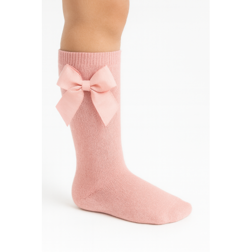 جوارب طويلة لون وردي