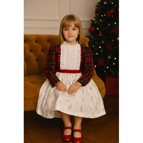 فستان بنات بنات كبار كاروهات وبطبعة غزال 240431 فستان بنات بنات كبار كاروهات وبطبعة غزال 240431