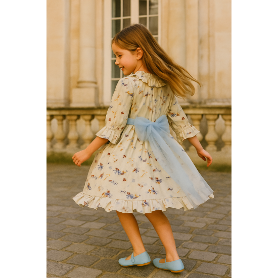 فستان ربيعي بيج بفيونكات سماوي240198 فستان ربيعي بيج بفيونكات سماوي240198