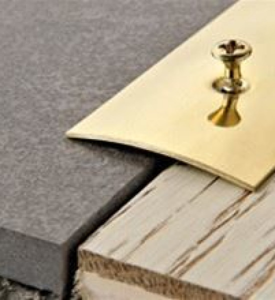 بروقرس زاوية فواصل سراميك نحاس  مبسط 4سم بخرم PLSOL40F