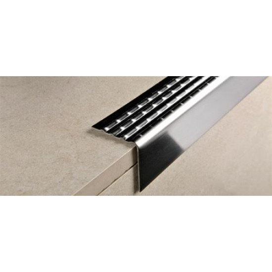 بروقرس زاوية للدرج 3سم ×2سم مخرم  سل استيل PWKAC 3020F