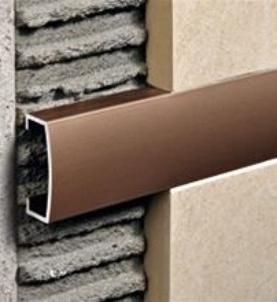 بروقرس زاوية فواصل المونيوم بني PLTAT 15mm