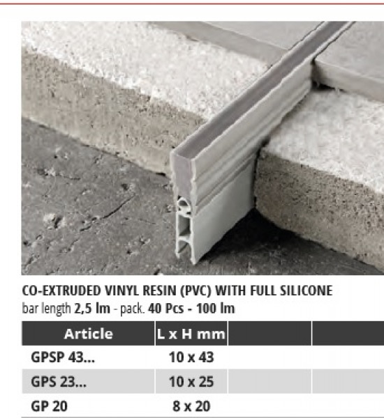 بروقرس زاوية فواصل تمدد بلاستيك 10 ملى GPS23GS بروقرس زاوية فواصل تمدد بلاستيك 10 ملى GPS23GS