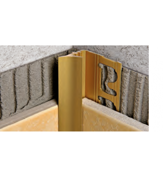 بروقرس فواصل سراميك اللمونيوم ذهبي لميع  10ملي PIBO10