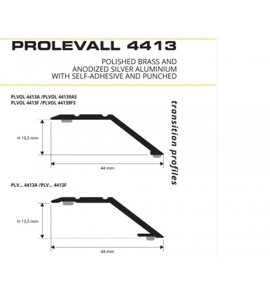 بروقرس زاوية منفرجة 44نحاسي نهاية سرامك PLVAO4413A