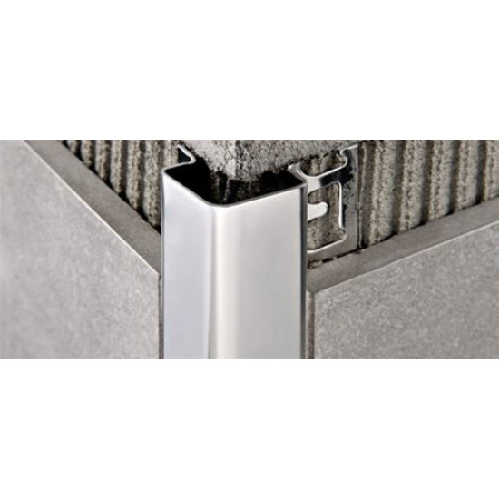 بروقرس زاوية سراميك ركنية 25×25 ستيل 2.7متر PEBDAC10