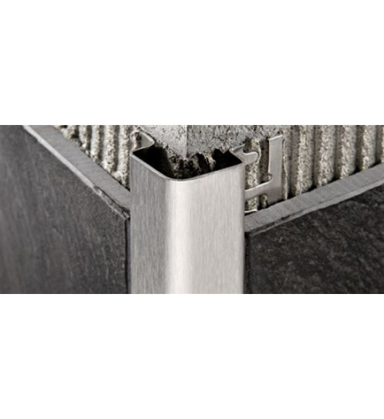 بروقرس زاوية سراميك ركنية 25×25 ستيل مطفي 2.7 متر PEBDACS10