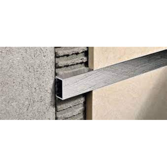 بروقرس زاوية فواصل  سراميك جدارية 12ملي سلفر 2.7متر PLTPBX25