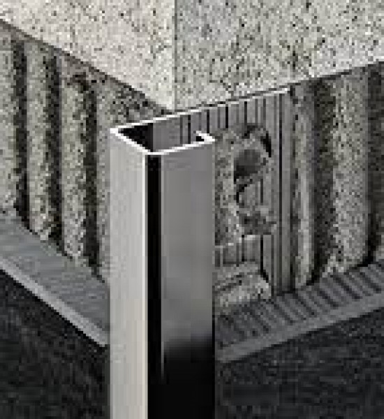 بروقرس زاوية سراميك المونيوم مربعة اسود لميع PJQSBN125