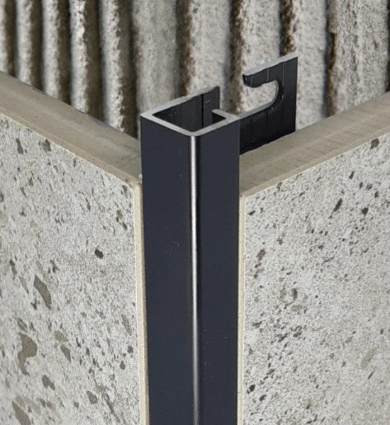 بروقرس زاوية سراميك المونيوم مربعة اسود مطفي PJQSNE 10 بروقرس زاوية سراميك المونيوم مربعة اسود مطفي PJQSNE 10